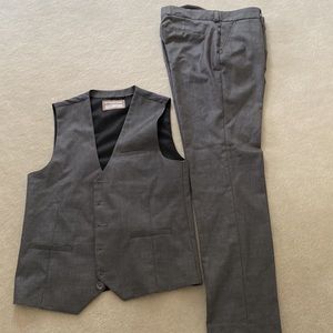 Boys waistcoat/vest and formal trousers. Adjustable waist